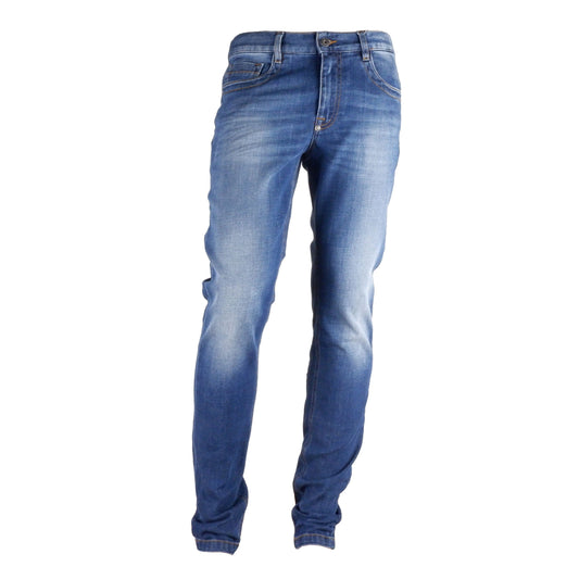 Jean coupe classique bleu foncé élégant Bikkembergs