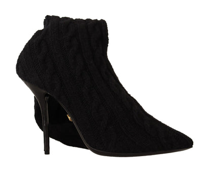 Dolce &amp; Gabbana - Bottines chaussettes extensibles - Noir