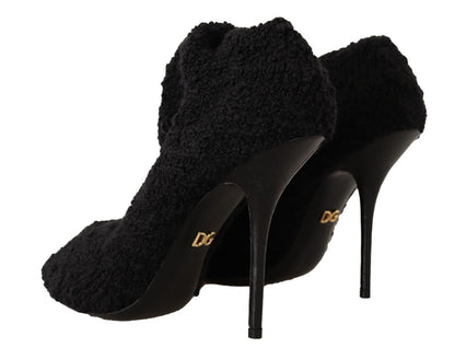 Dolce &amp; Gabbana bottes chaussettes extensibles noires