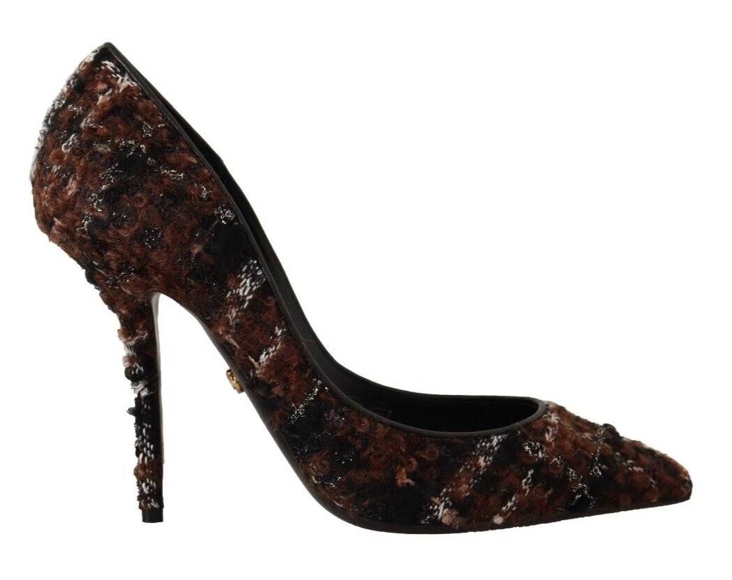 Escarpins en tweed multicolore Dolce &amp; gabbana