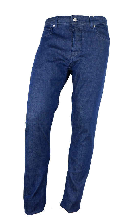Jean bleu en coton pour homme Aquascutum avec design à cinq poches