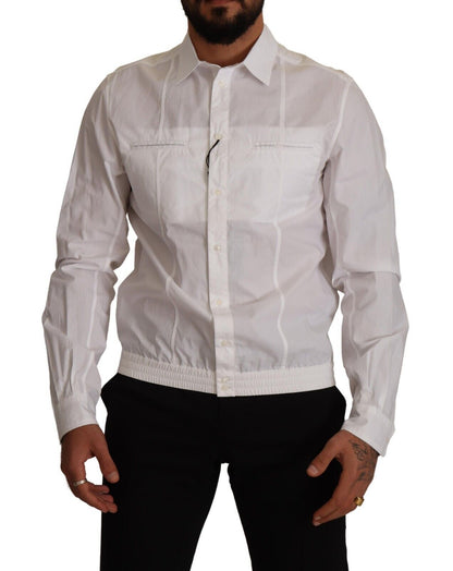 Chemise italienne en coton blanc Dolce &amp; Gabbana