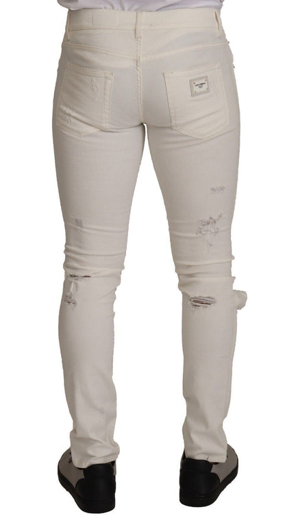 Dolce &amp; Gabbana - Jean skinny blanc