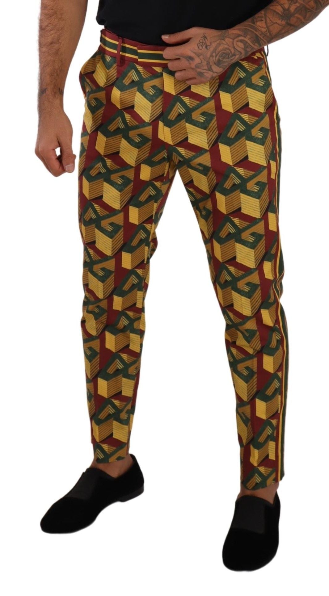 Pantalon fuselé multicolore Dolce &amp; gabbana pour homme