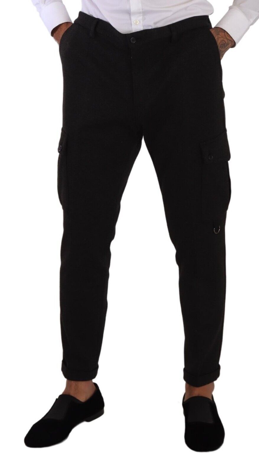 Dolce &amp; Gabbana - Pantalon cargo skinny élégant - Noir intemporel