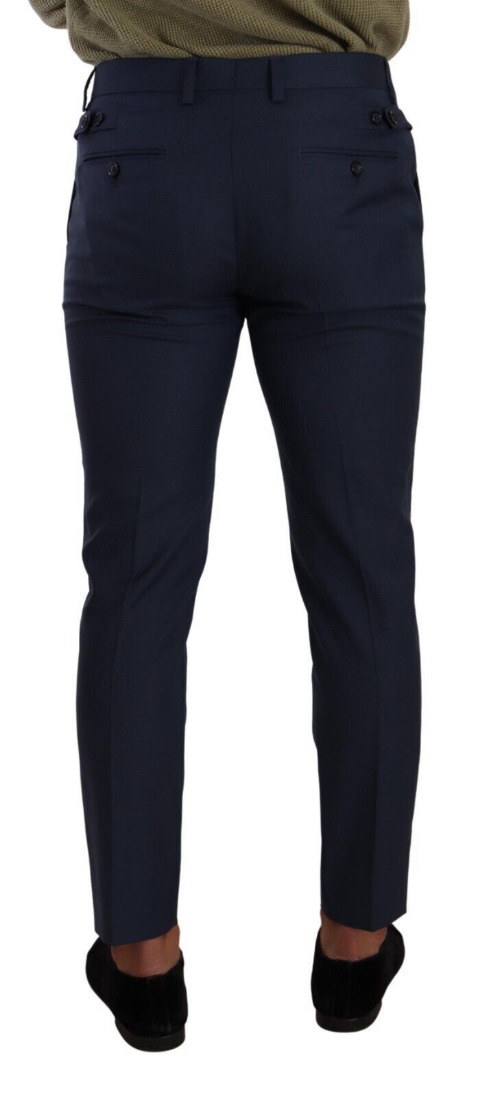 Dolce &amp; gabbana pantalon de costume slim bleu foncé