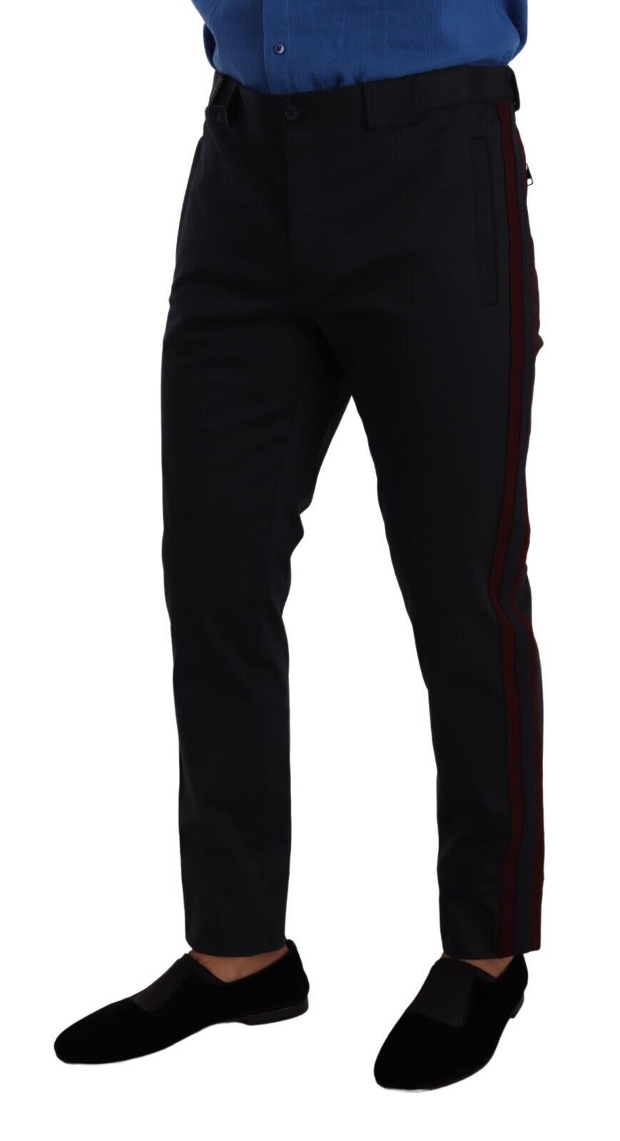 Dolce &amp; Gabbana - Pantalon chino slim - Bleu