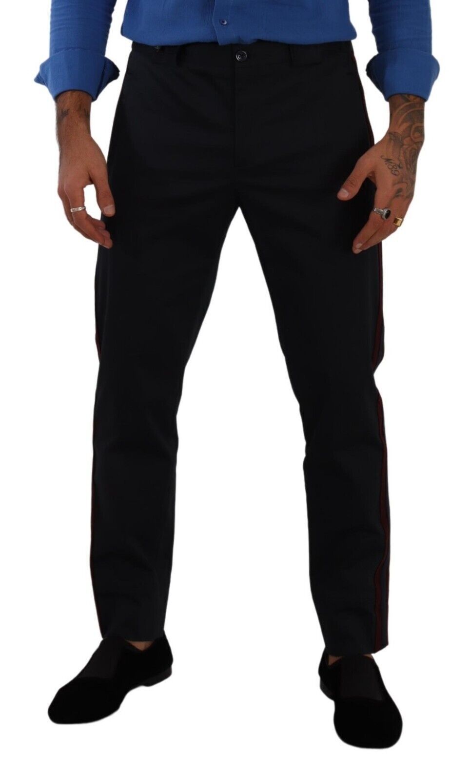 Dolce &amp; Gabbana - Pantalon chino slim - Bleu