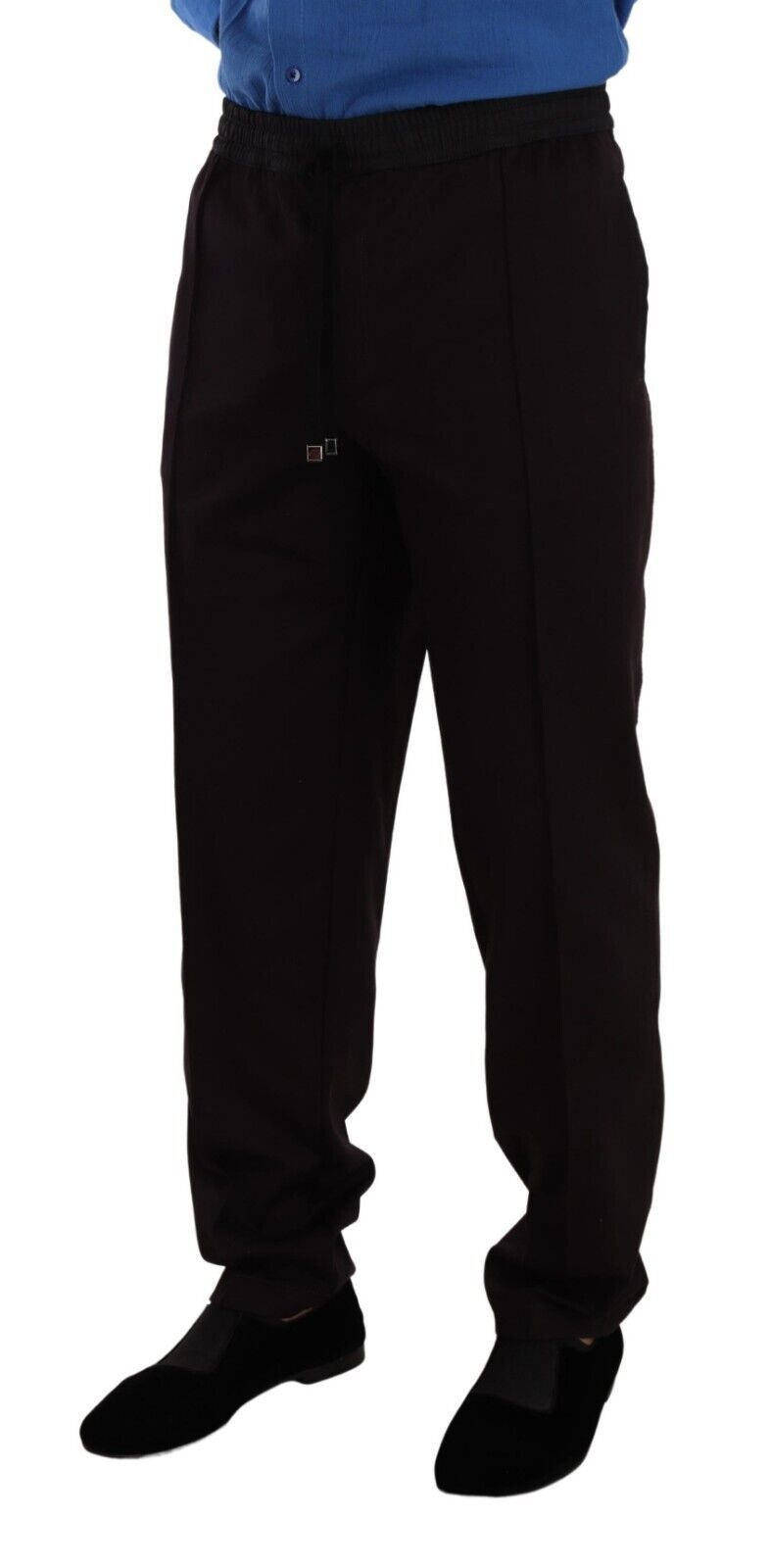 Pantalon de jogging en coton bordeaux Dolce &amp; gabbana