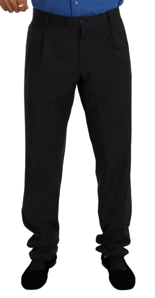 Pantalon formel gris Dolce &amp; Gabbana pour homme