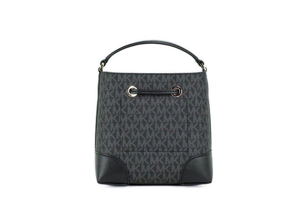 Michael Kors Mercer Bolso bandolera pequeño de cuero negro exclusivo