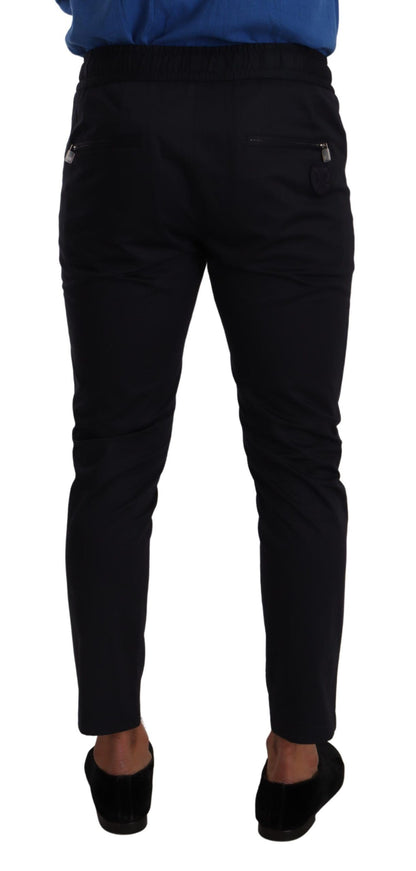 Dolce &amp; gabbana pantalon de jogging skinny bleu foncé