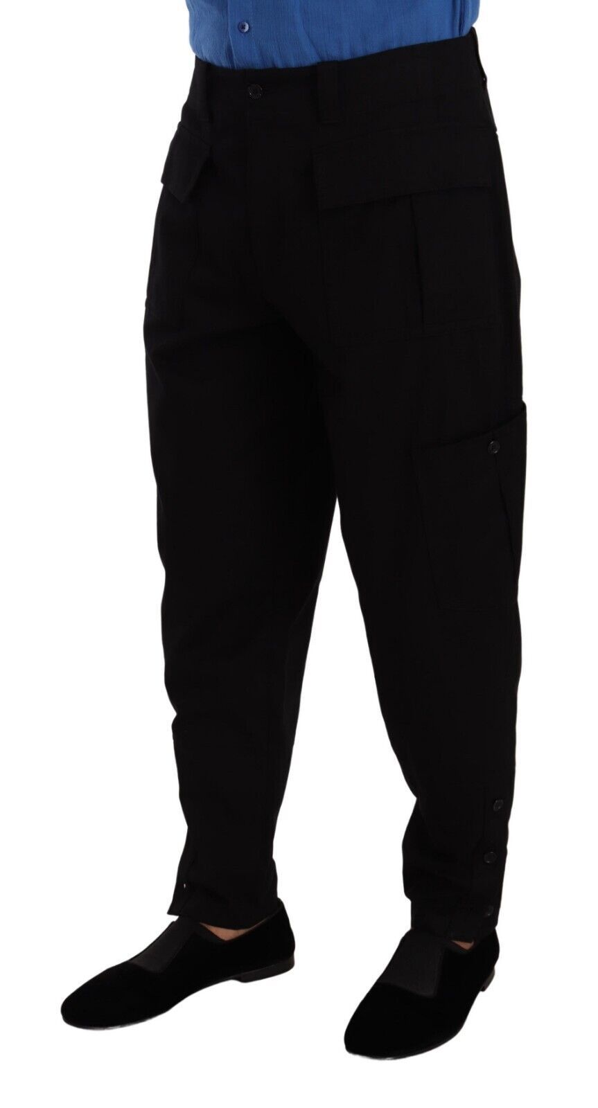 Pantalon cargo noir Dolce &amp; Gabbana avec confort stretch