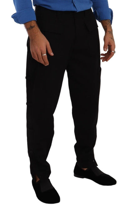 Pantalon cargo noir Dolce &amp; Gabbana avec confort stretch