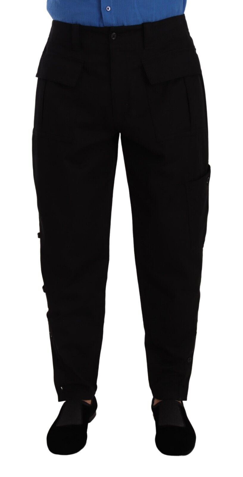 Pantalon cargo noir Dolce &amp; Gabbana avec confort stretch