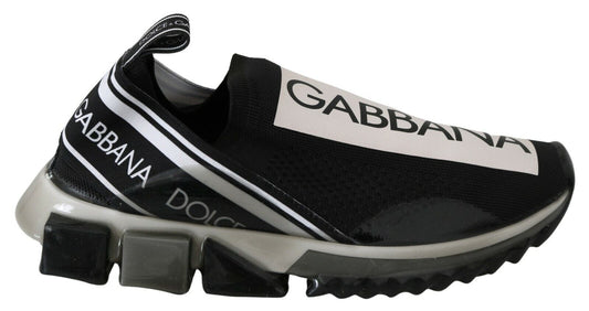 Baskets de sport décontractées noires Dolce &amp; Gabbana Dapper