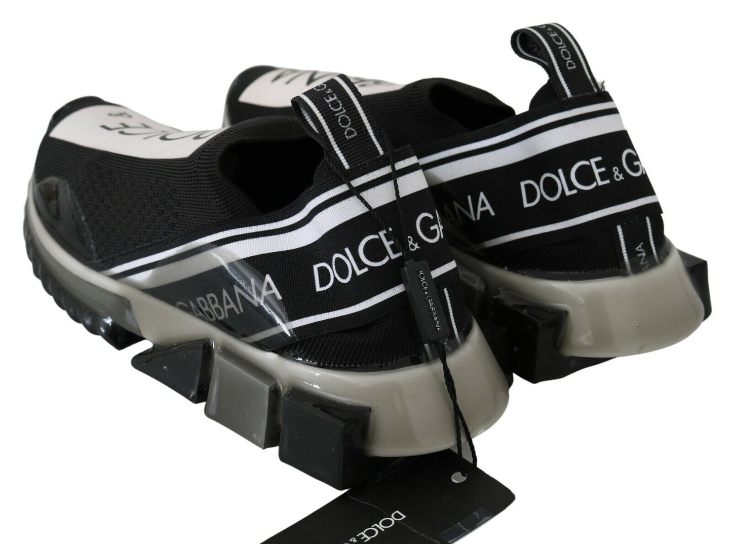 Baskets de sport décontractées noires Dolce &amp; Gabbana Dapper