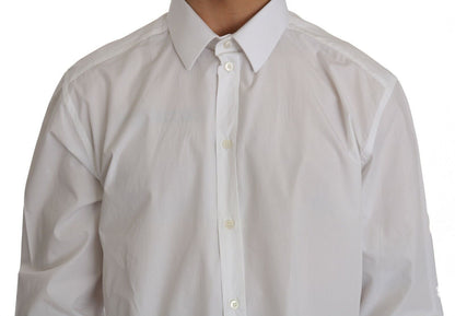 Chemise formelle coupe slim blanche exclusive Dolce &amp; Gabbana