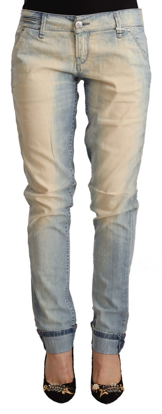 Jean skinny en coton bleu clair Acht