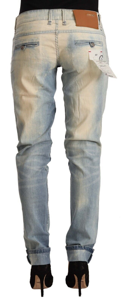 Jean skinny en coton bleu clair Acht