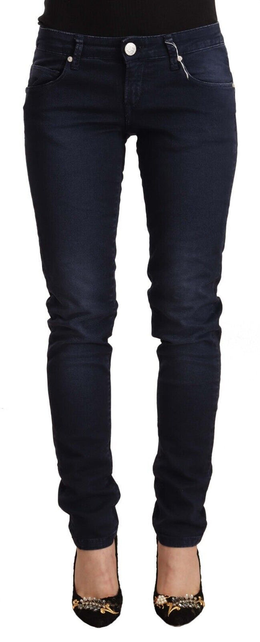 Acht - Jean skinny taille basse - Bleu