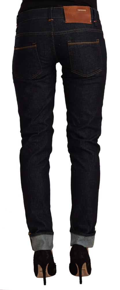 Jean skinny noir taille basse Acht