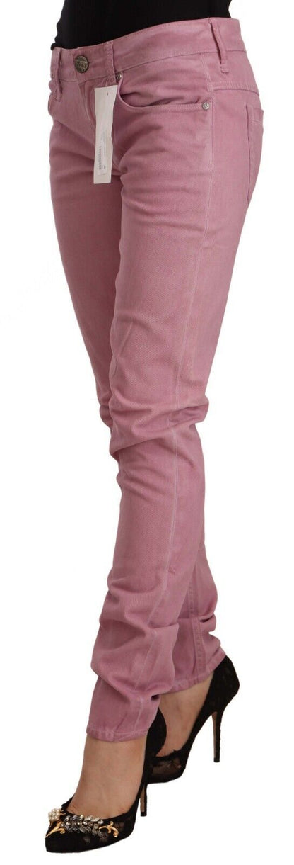 Jean slim en denim rose Acht