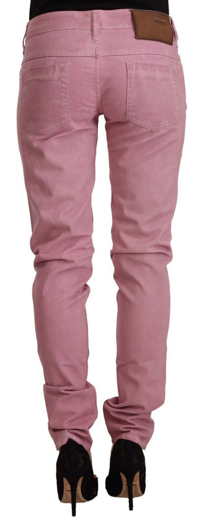 Jean slim en denim rose Acht