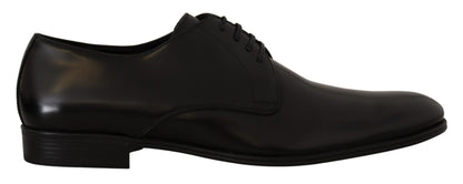 Derbies Dolce &amp; Gabbana en cuir noir