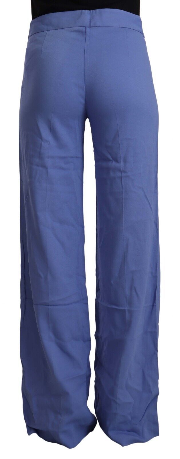 Pantalon large taille haute bleu Parosh