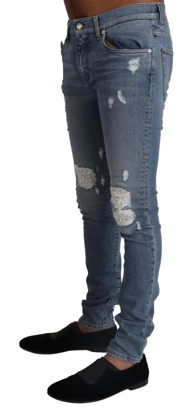 Dolce &amp; gabbana pantalon en jean skinny bleu clair