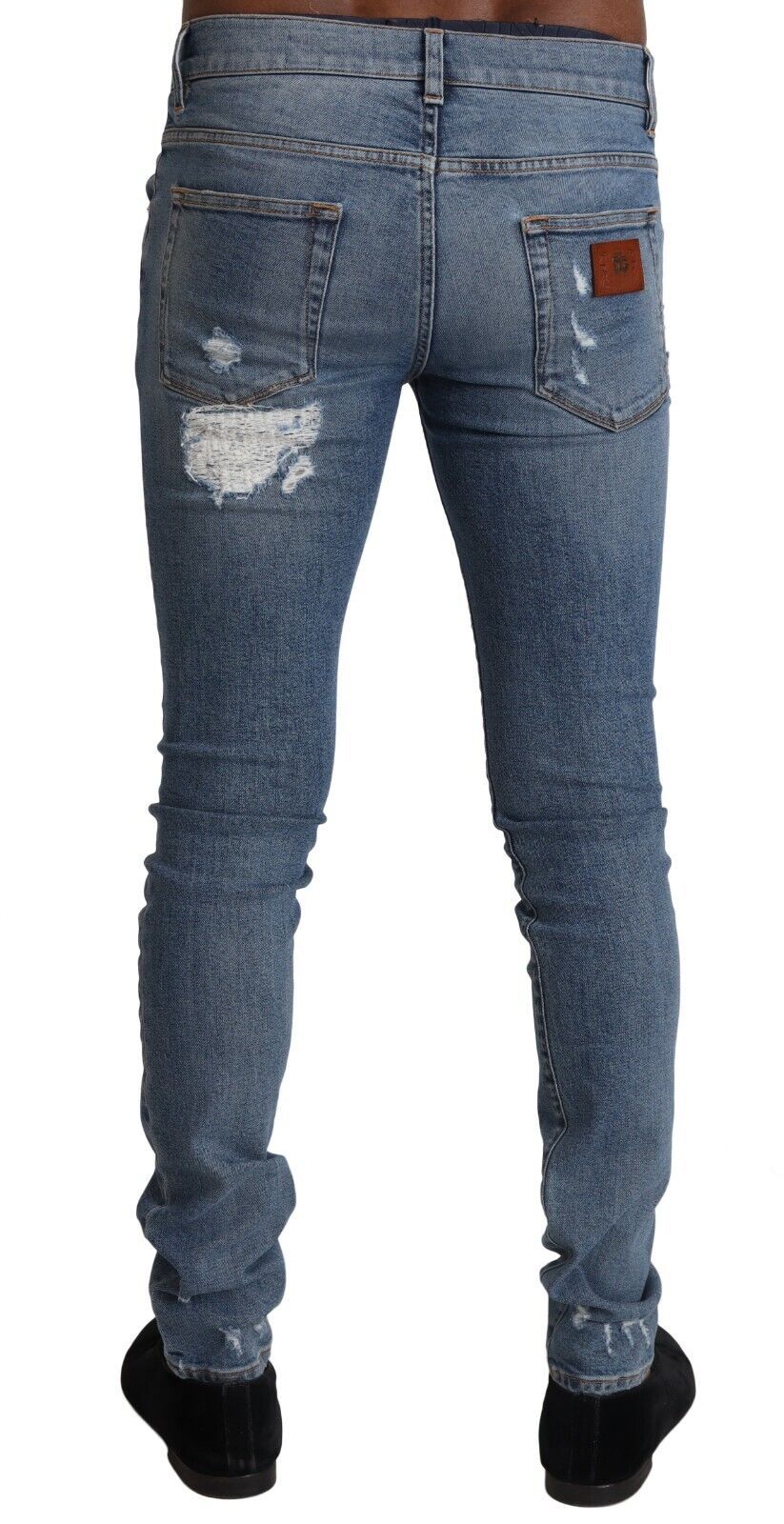 Dolce &amp; gabbana pantalon en jean skinny bleu clair