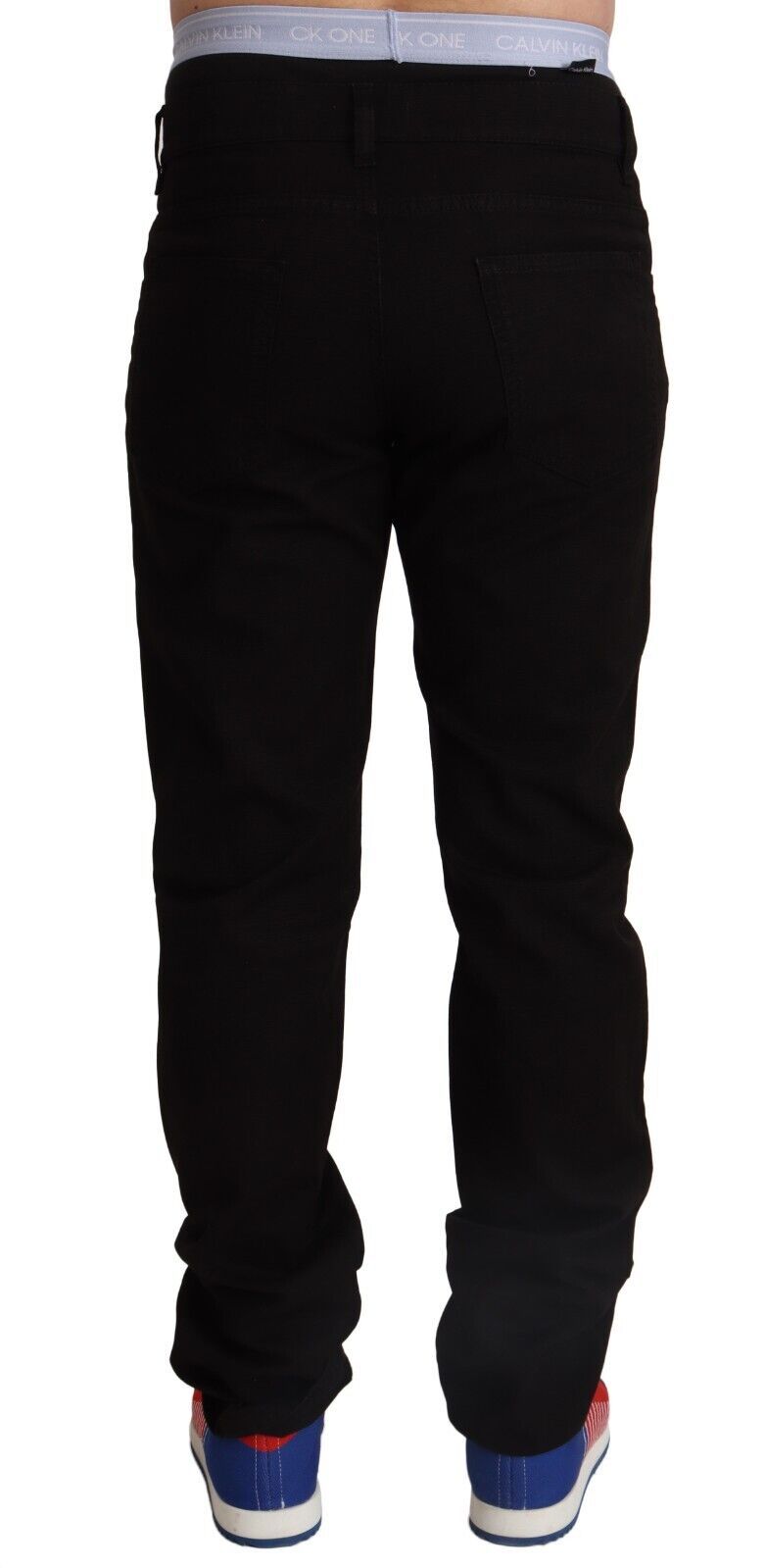 Dolce &amp; gabbana pantalon skinny en coton noir