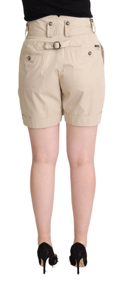 Dolce &amp; gabbana short cargo beige taille haute