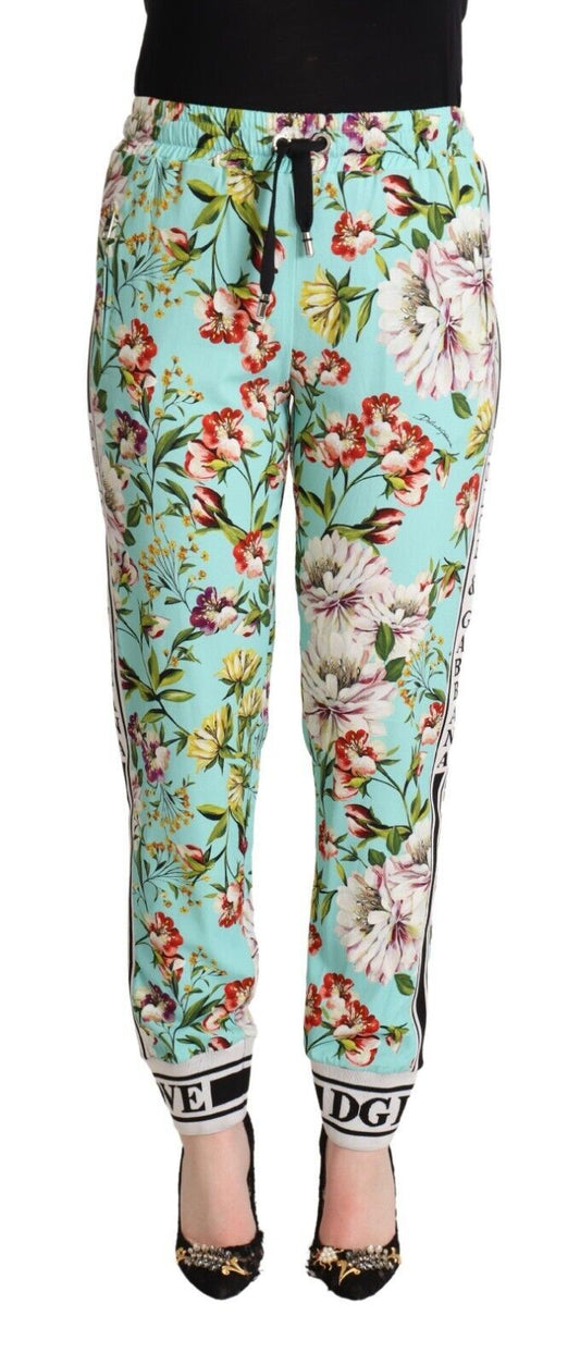 Dolce &amp; Gabbana - Pantalon de jogging en viscose à fleurs - Vert