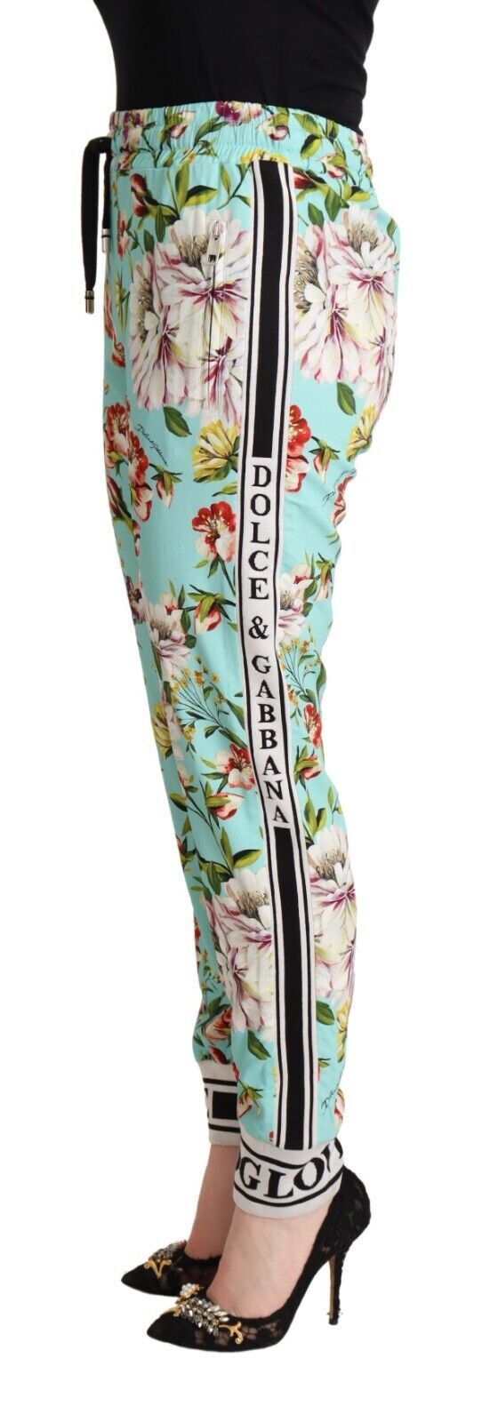 Dolce &amp; Gabbana - Pantalon de jogging en viscose à fleurs - Vert