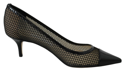 Jimmy Choo escarpins pointus en maille vernie