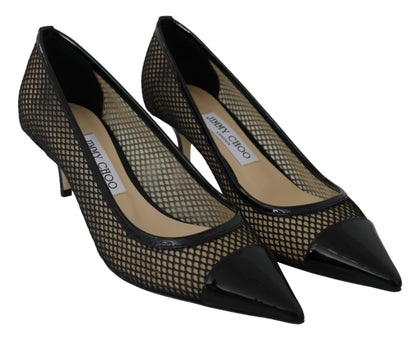 Jimmy Choo escarpins pointus en maille vernie