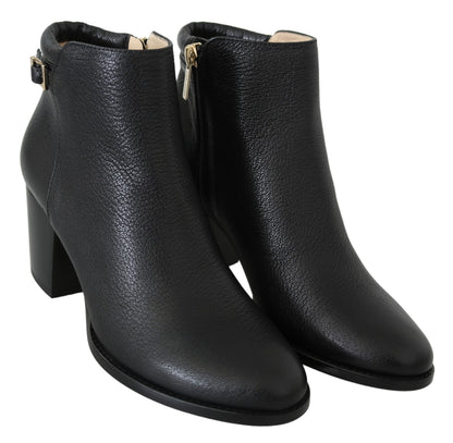 Botas Jimmy Choo Método 65 de cuero negro