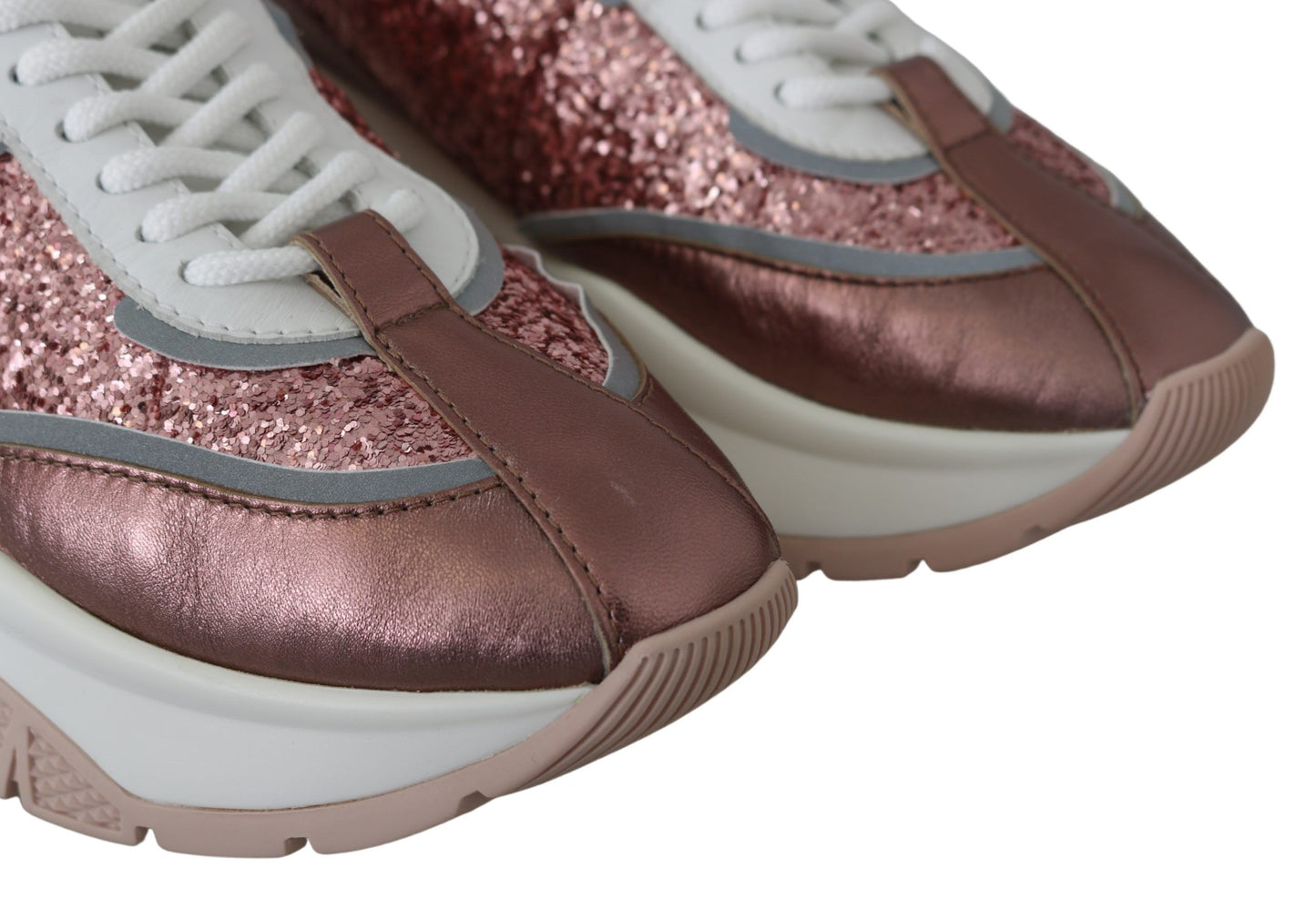 Zapatillas Raine de cuero rosa Candyfloss de Jimmy Choo