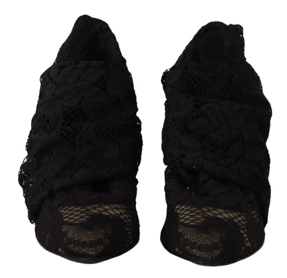 Dolce &amp; Gabbana - Bottines chaussettes extensibles - Noir élégant