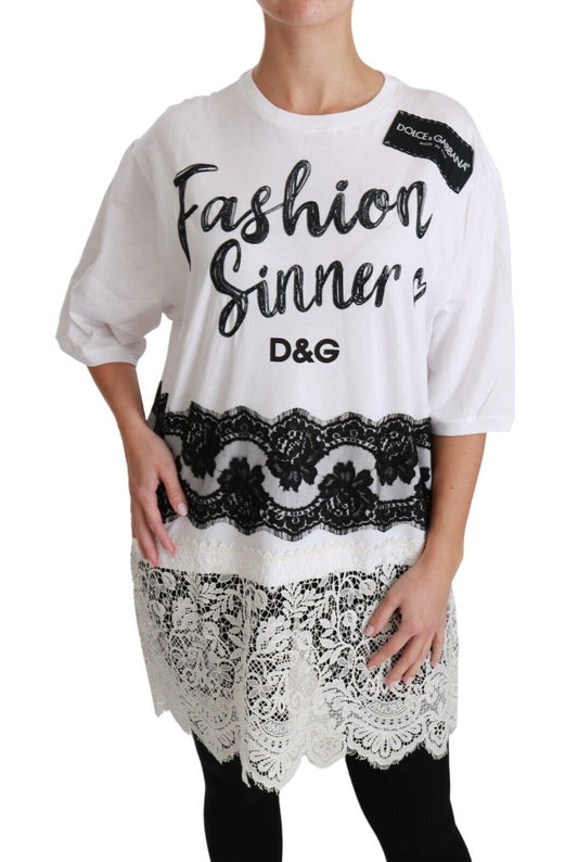 Dolce &amp; Gabbana - DG Fashion Sinners - T-shirt surdimensionné