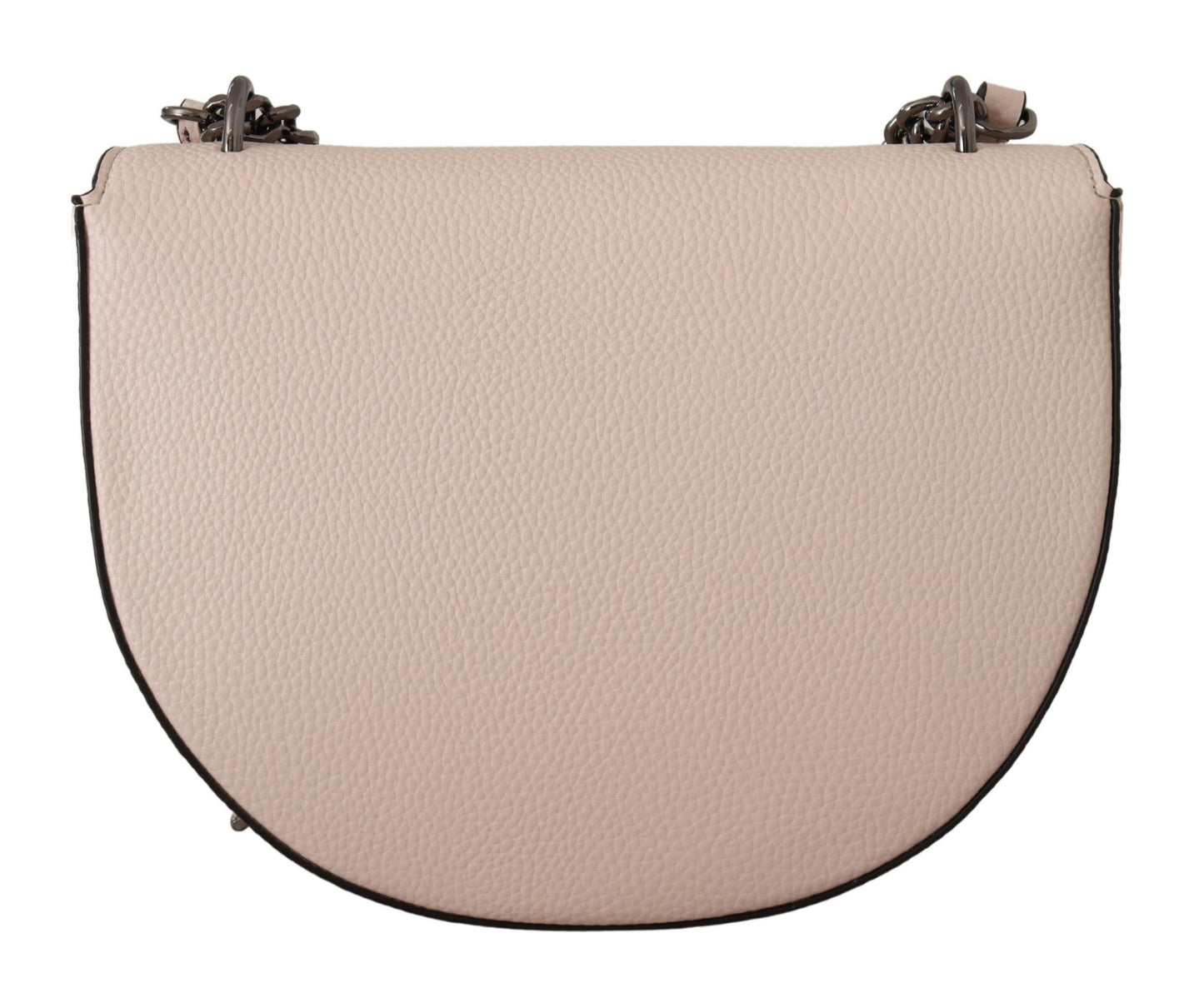 Sac bandoulière en cuir rose clair mauve Karl lagerfeld