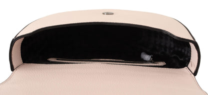 Sac bandoulière en cuir rose clair mauve Karl lagerfeld