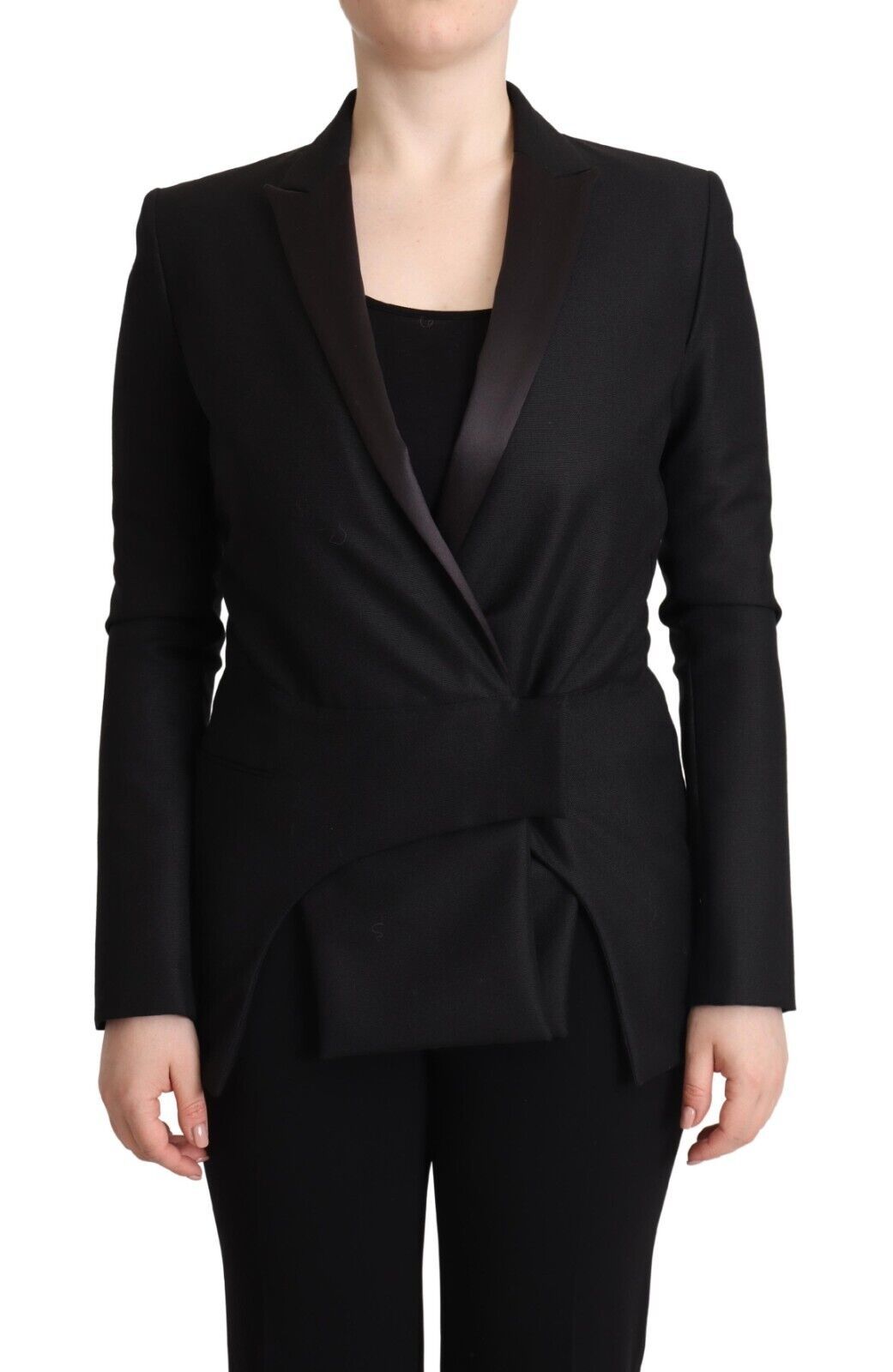 Costume national blazer croisé noir