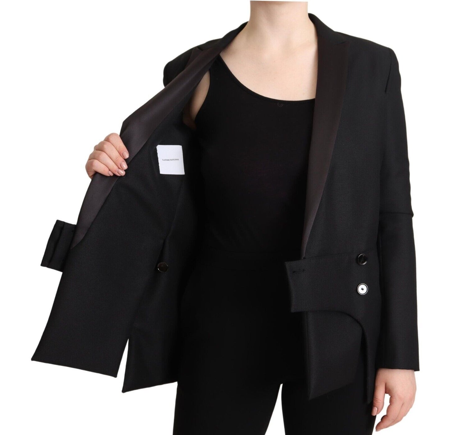 Costume national blazer croisé noir