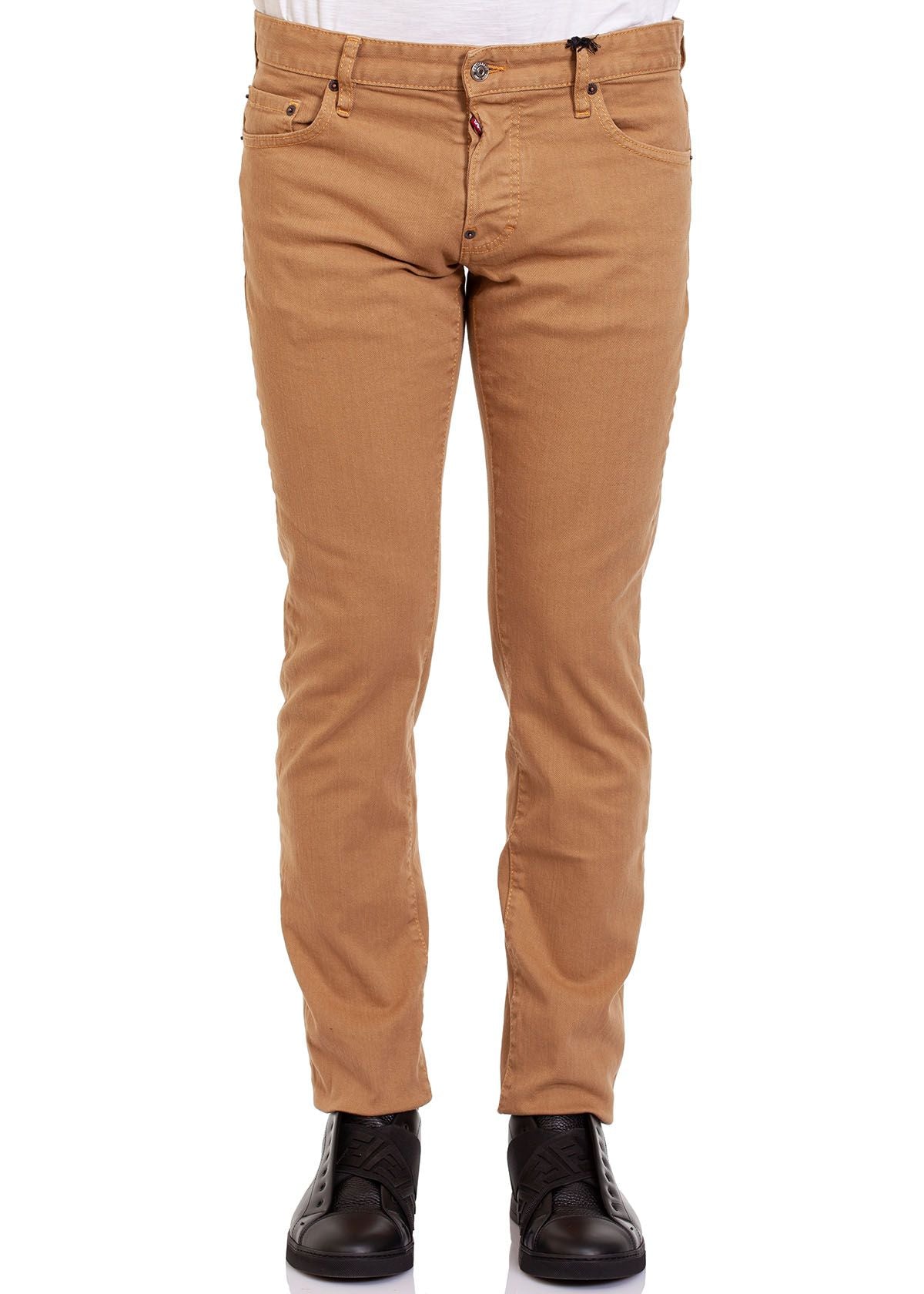 Denim marron élégant Dsquared² avec stretch