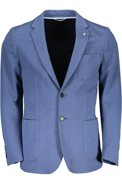 Veste bleue en coton mélangé Gant