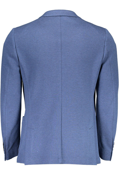 Veste bleue en coton mélangé Gant