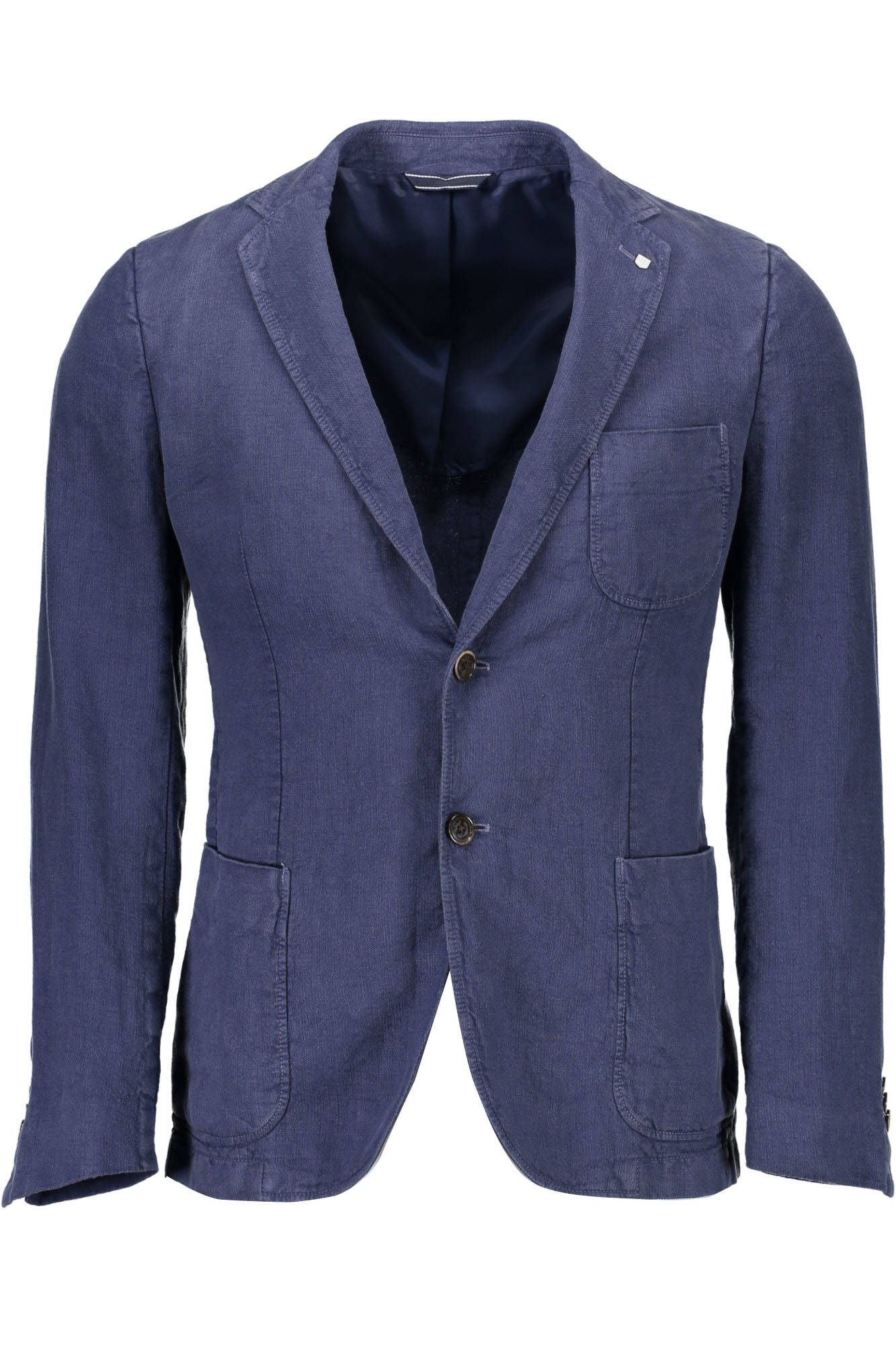 Gant veste classique en lin - bleu serein